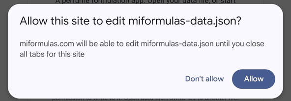 Chrome on Android asks for permission at every start.